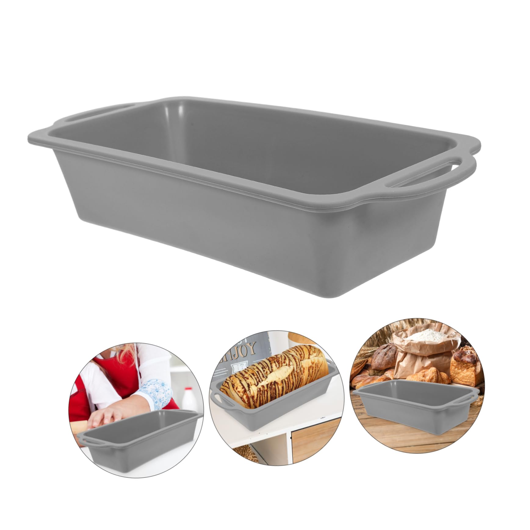 OKUMEYR Silicone Loaf Pan with Metal Reinforced Frame Nonstick Baking for Toast Bread and Cake Easy Release and Cleaning Silicone Bakeware for Delicious Homemade Treats