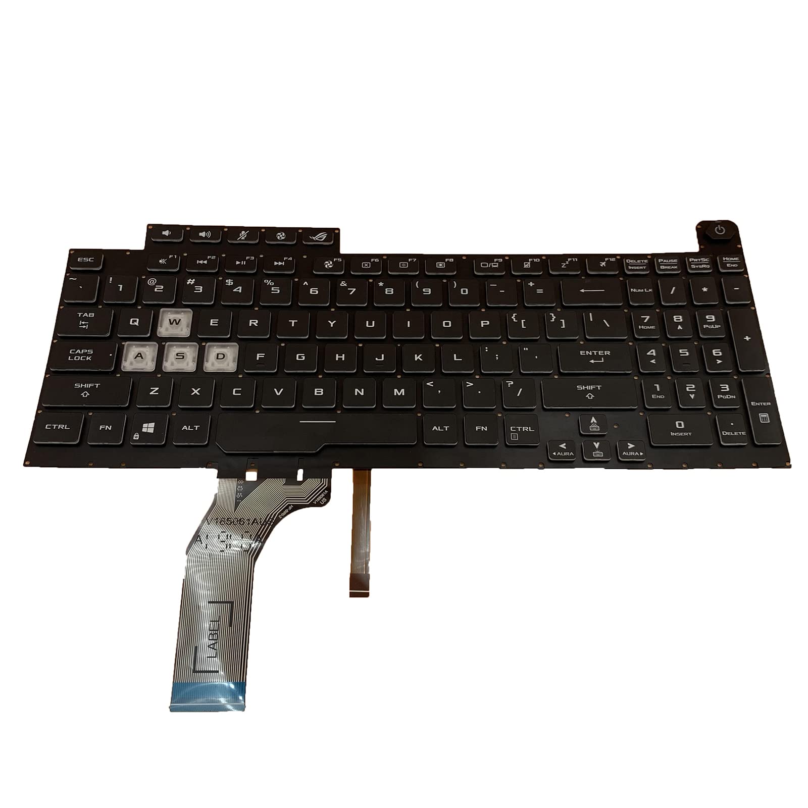 Amazon.com: Siakoocty Laptop Replacement US Layout Colorful