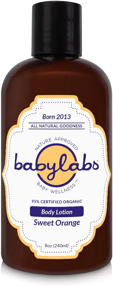 Babylabs Organic Sweet Orange Body Lotion Prevents Dryness 240ml