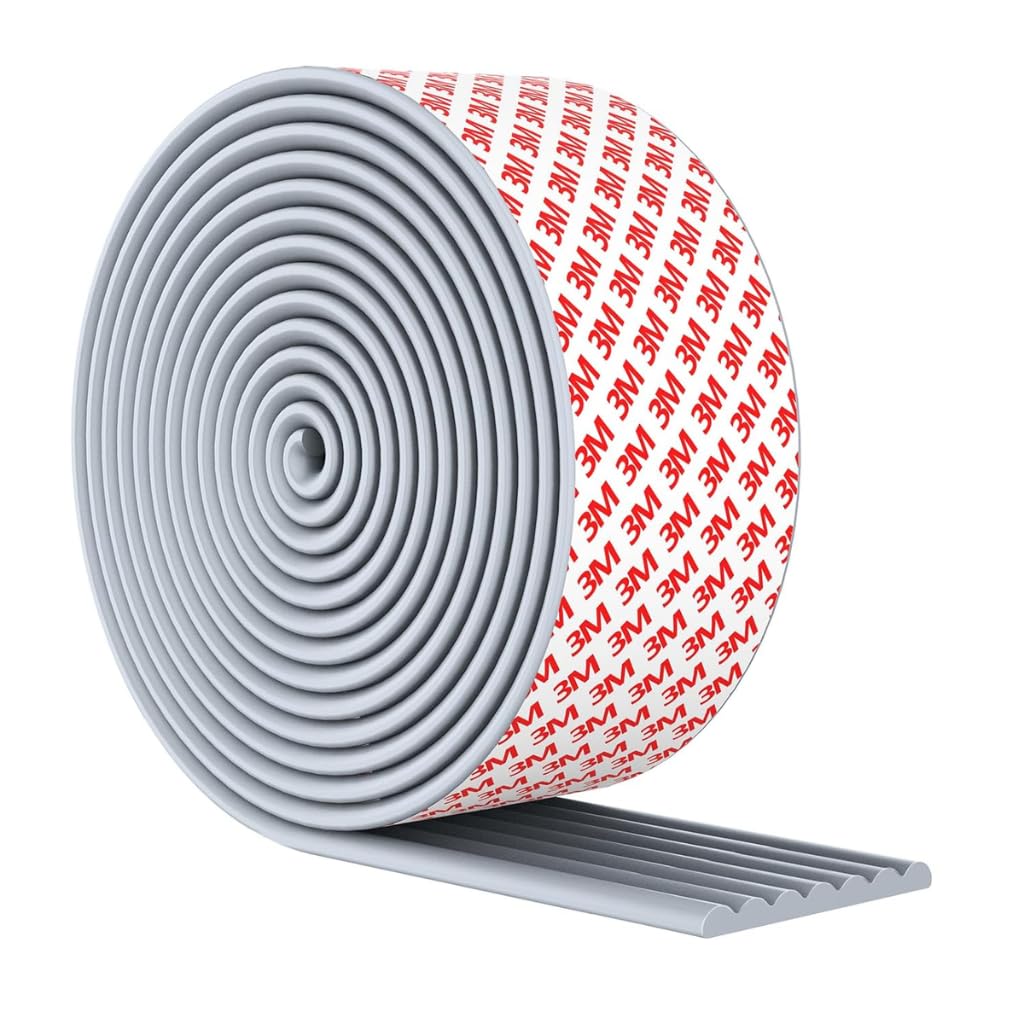 Baby Safety Corner Protector for Sharp Edges, Extra Thick Soft Foam Edge Guard Strip 2 Meter, Table Corner Protectors for Kids, Child Proof Furniture Edge Bumper for Desk, Cabinet, Wall, Grey-image-10