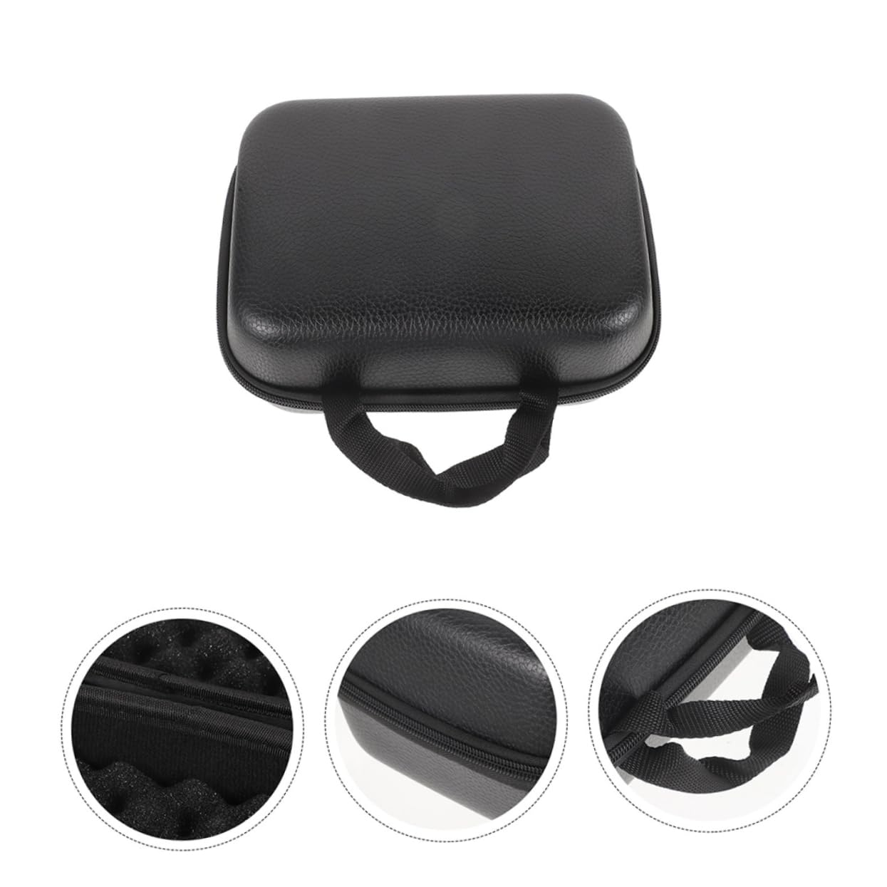 Yardwe Sacca per Mulinello da Pesca 2 Pezzi in Eva Nera Protegge Mulinelli da Urti e Pioggia Custodia Portatile per Accessori Pesca