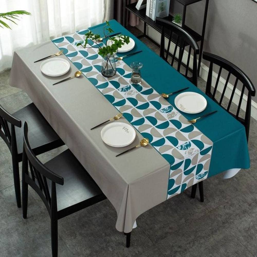 Nappe PVC rectangulaire couverture de table impression couleur 100x160