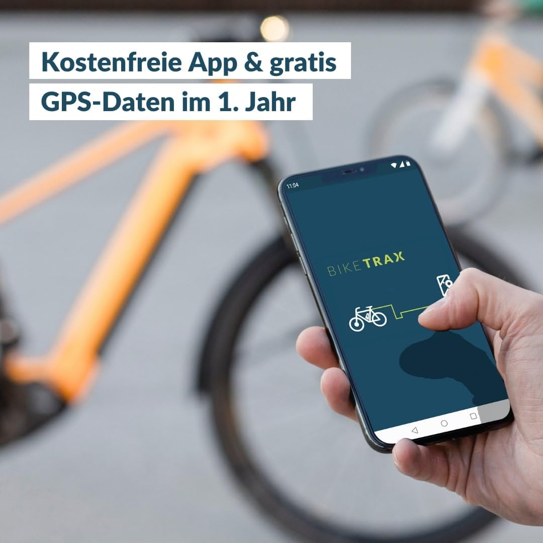 GPS-Tracker für E-Bikes — Bosch Generation 2/3 kompatibel, lückenlose GPS-Übertragung in Europa — Diebstahlschutz, Echtzeit-Tracking mit Handy-App — inkl. SIM & Zusatzakku