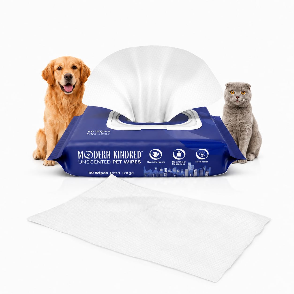 Amazon.com: Modern Kindred Hypoallergenic Pet Wipes for Dogs