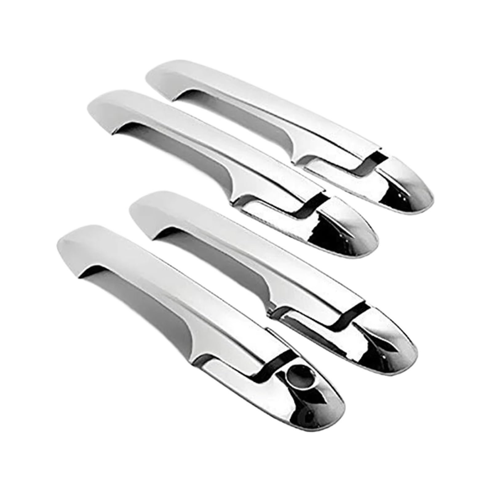 ZhanNuoBHd for Accord for Sedan 2003 2004 2005 2006 2007 Without Passenger Side Keyhole Car Chrome Exterior Door Handle Cover Vehicle Exterior Outer Door Handle