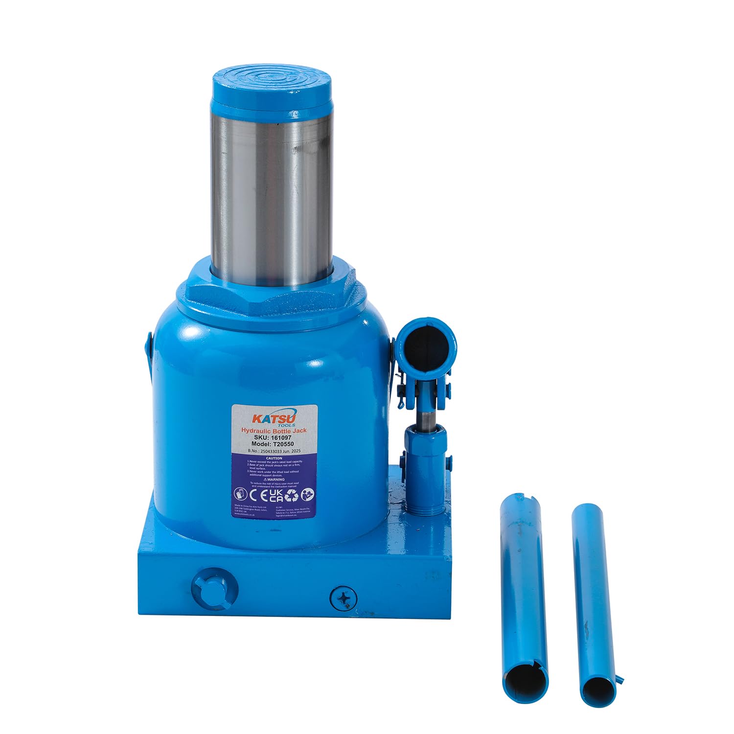 KATSU Tools Gato hidráulico Botella Perfil bajo Compacto 50 T – Elevador Pesado para reparación y Mantenimiento de vehículos
