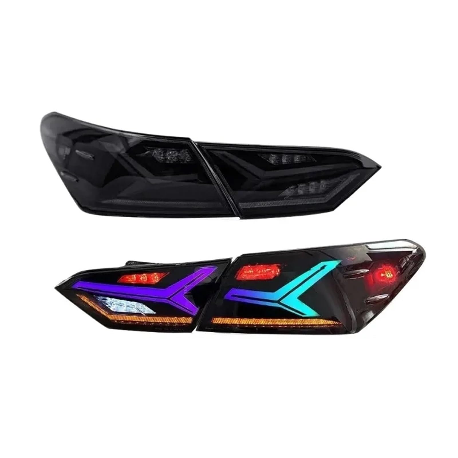 Zespoły Tylnych Świateł Samochodowych Kompatybilne Z Toyota Camry 2018-2021(A pair)