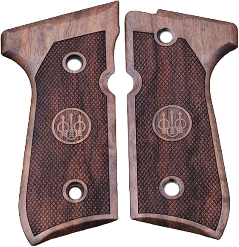 Marca KSD Beretta 92FS, 92A1, 92G, 92D, 96, M9 compatible con puños de nogal Diamond