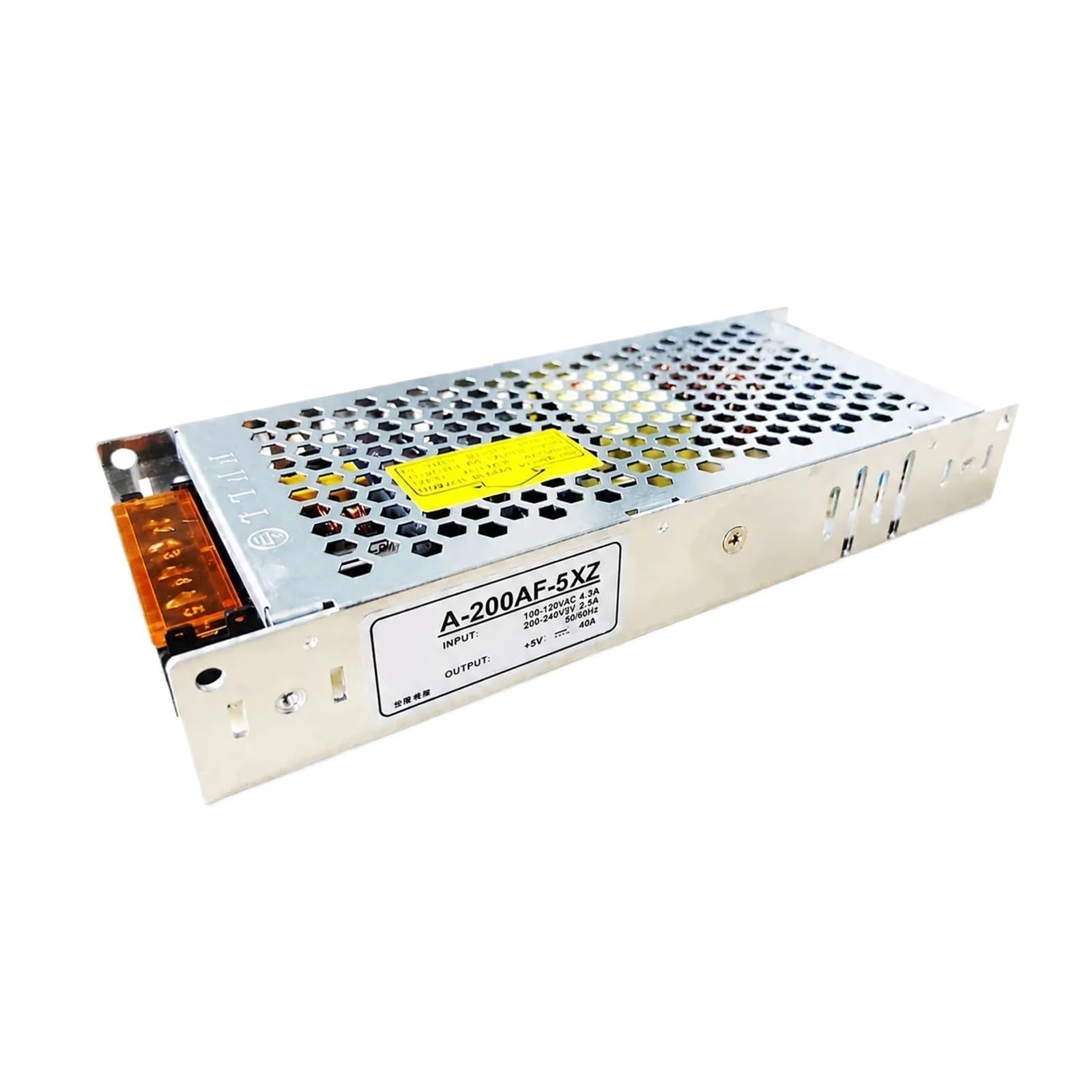 WUPLKCUIJ A-200AF-5-XZ Slim 100-240V Input 5V 40A 200W Output LED Power Supply Use For Display screen