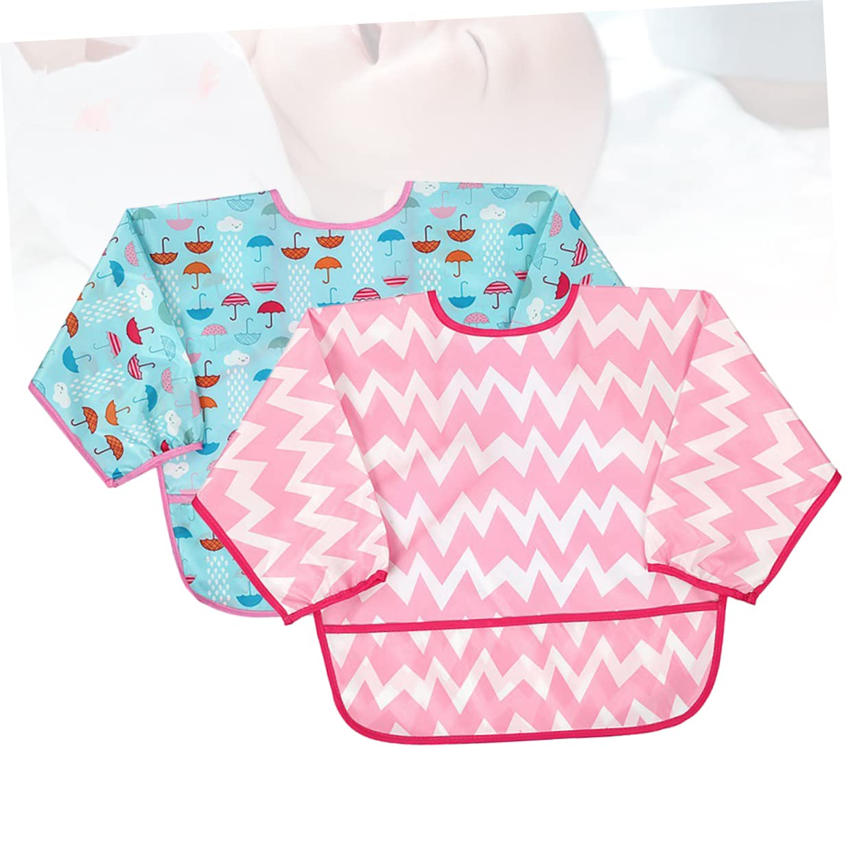 VICASKY 2 grembiuli da mangiare per bambini overol para niño camice per bambini, bavaglini impermeabili per bambini, grembiule impermeabile in apron
