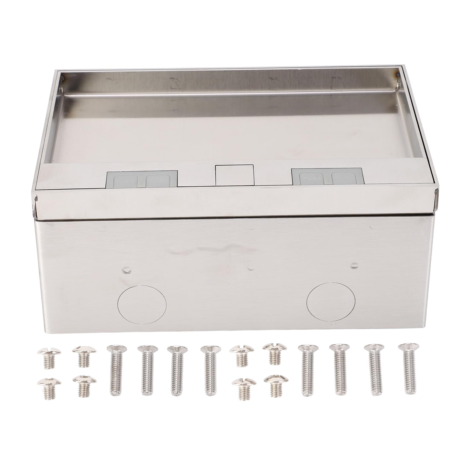 Kit Scatola Pavimento, AC250V 4000W 3 Prese UE Scatola di connettività Multimediale di Alimentazione Tavolo per Sala Studio Conferenze, Interfaccia CA USB Ricarica Rapida