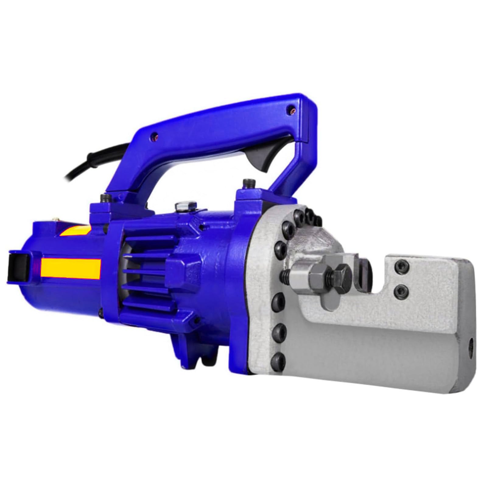 XNZJHPP Electric Portable Rebar Cutters 1250W/1700W, Heavy-Duty Steel Rod Cutters, 4-25mm Cutting Range, Ideals for Reinforcement Bars, Efficient & Lightweight Design (Blue 1700W)