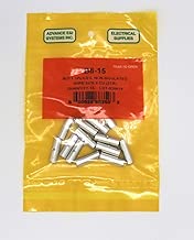 8 AWG Non-Insulated Seamless Butt Connectors 15 Pack - coolthings.us