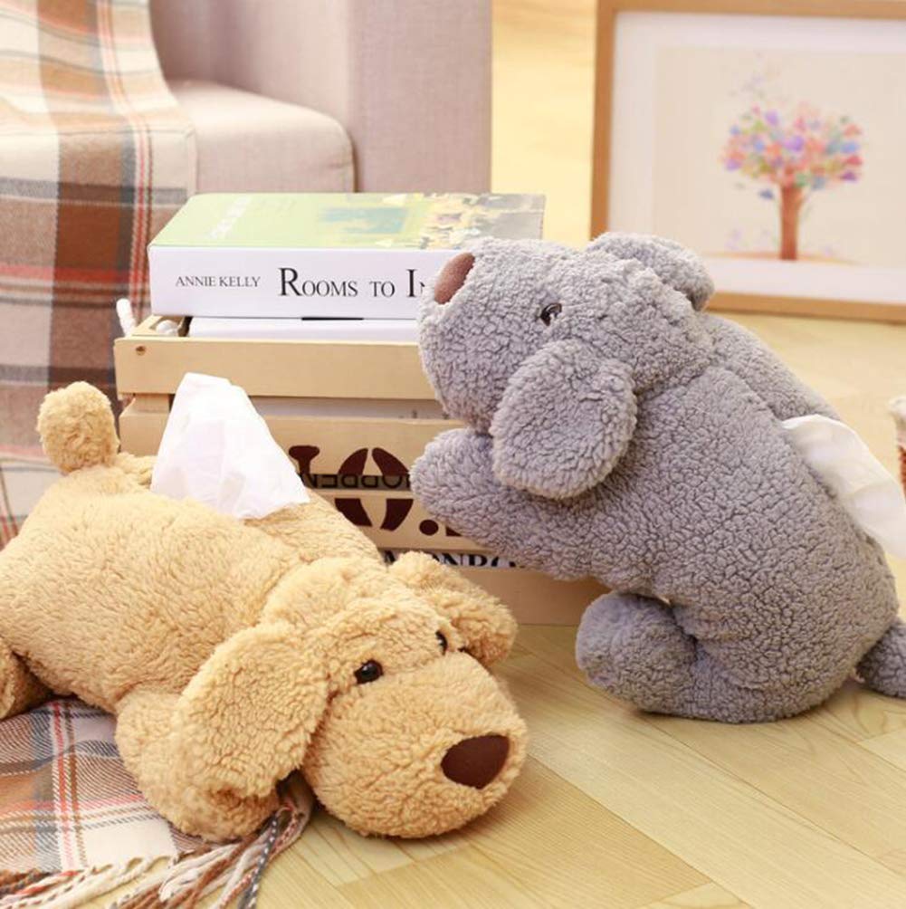 Amazon.co.jp: 犬 ティッシュケース ティッシュカバー ぬいぐるみ 家庭