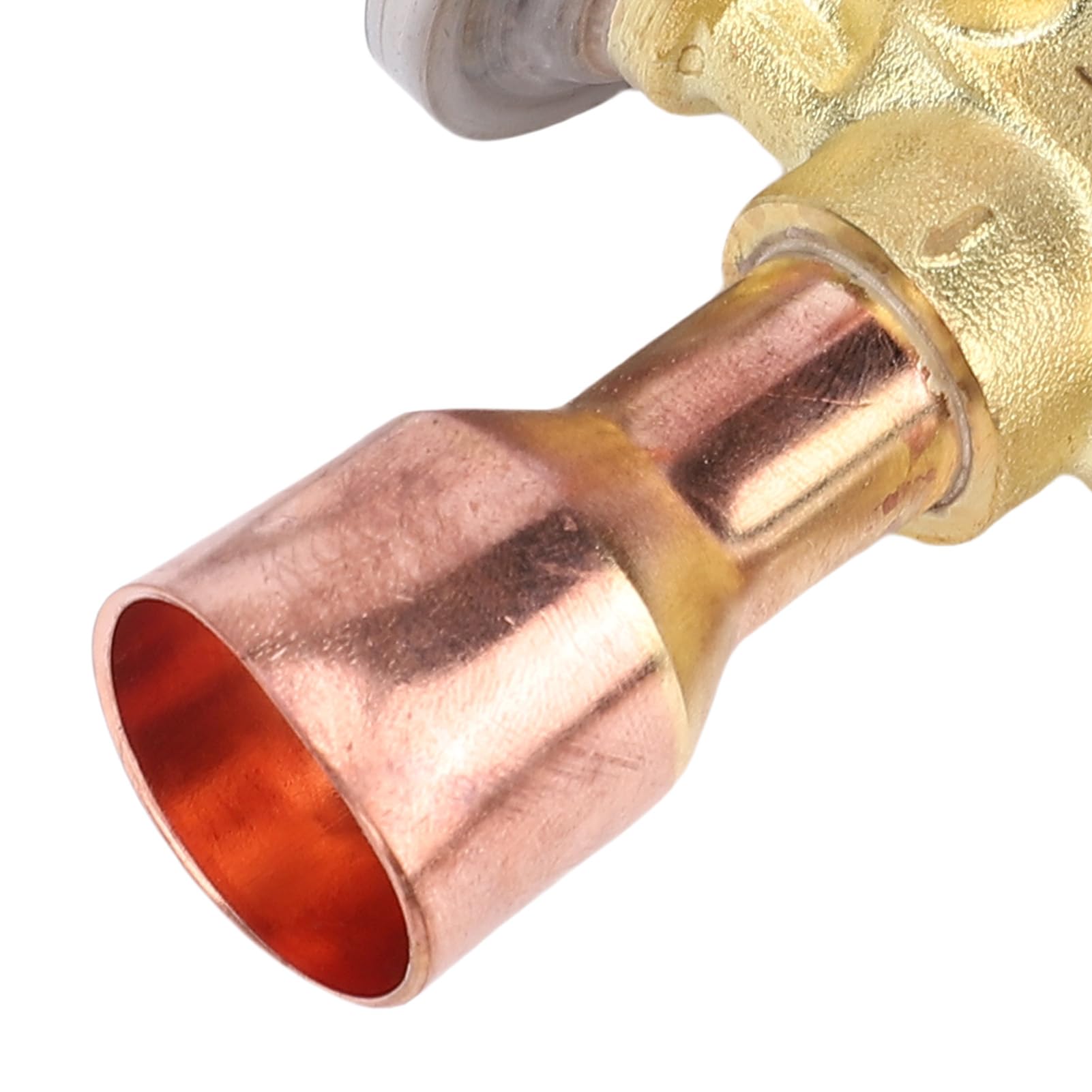 Sicherheitsregelventil mit Thermoelement, 27kW 7.5TR TEV Expansionsventil Klimaanlage, 5/8 Zoll Einlass 7/8 Zoll Auslass, 1,5m Kapillarrohr, Kompatibel mit R22 R407C R404