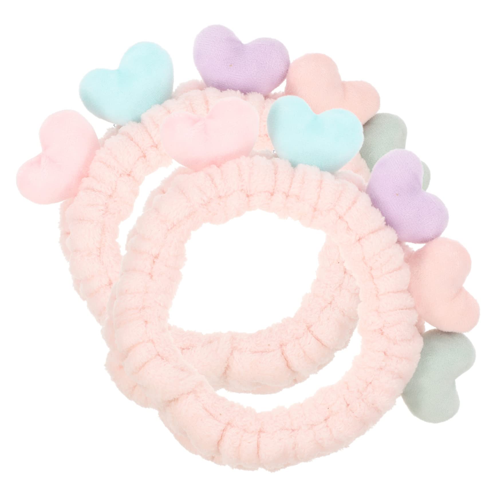 MAGICLULU 6 Pcs Del Cuore Trucco Dei Make Up Fasce Dei Hairband Elastica Elastici Dei Per La Testa Dei Per Le Donne