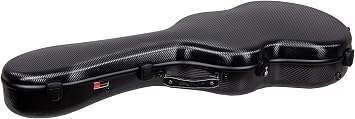 Crossrock Poly Carbon Case for 4/4 Classical Guitars, Black (CRF4030CBK)
