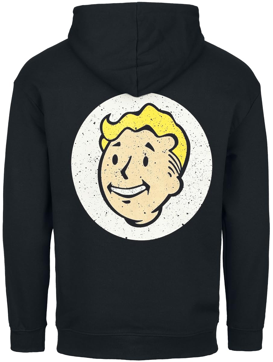Fallout Vault Boy Uomo Felpa Jogging Nero M 60% Cotone, 40% Poliestere Regular