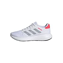 Adidas Unisex – Adulto Response Runner Shoes, Ftwr White, Halo Silver, Lucid Red, 42 EU
