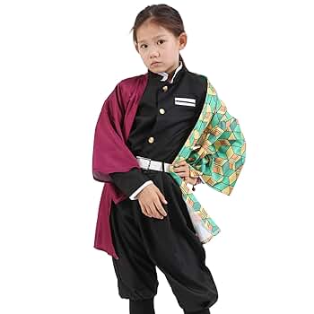 鬼滅の刃　冨岡義勇　余生　衣装　コスプレ　袴　着物　Costomo コストモ製 61fK8-f9nhL._SY350_QL65_.jpg