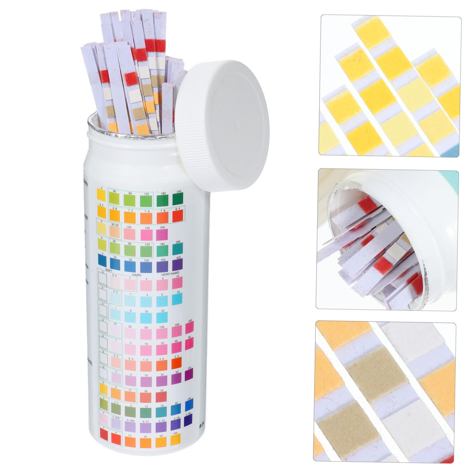 5 Set Strisce Reattive Per L'acqua Test Striscia Potabile Carta Indicatrice Della Qualità Dell'acqua Carta Indicatore Della Qualità Dell'acqua Kit Di Analisi Dell'acqua 100 Pezzi*5
