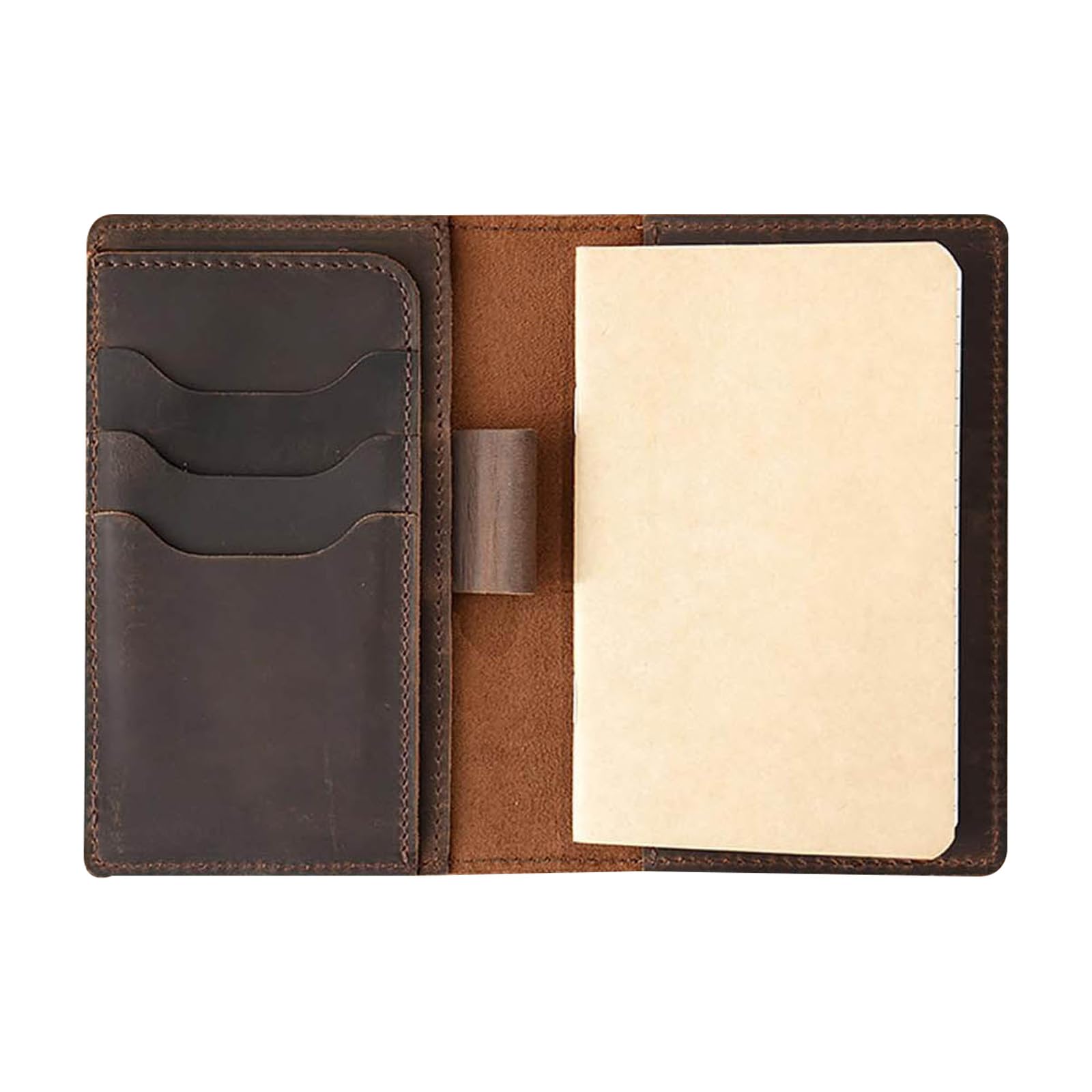 Carnet de notes avec porte-stylos en cuir A5 pour vos réunions - 7