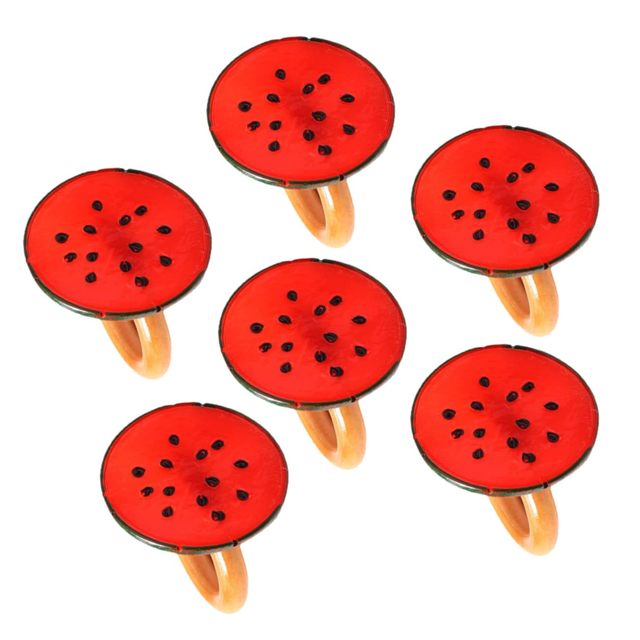 Alipis 24stücke Teiliges Wassermelonen Serviettenringe Dekorative Napkin Buckle Für Hochzeiten Partys Und Besondere Anlässe Strapazierfähig Und Pflegeleicht Fruchtige Tischdeko