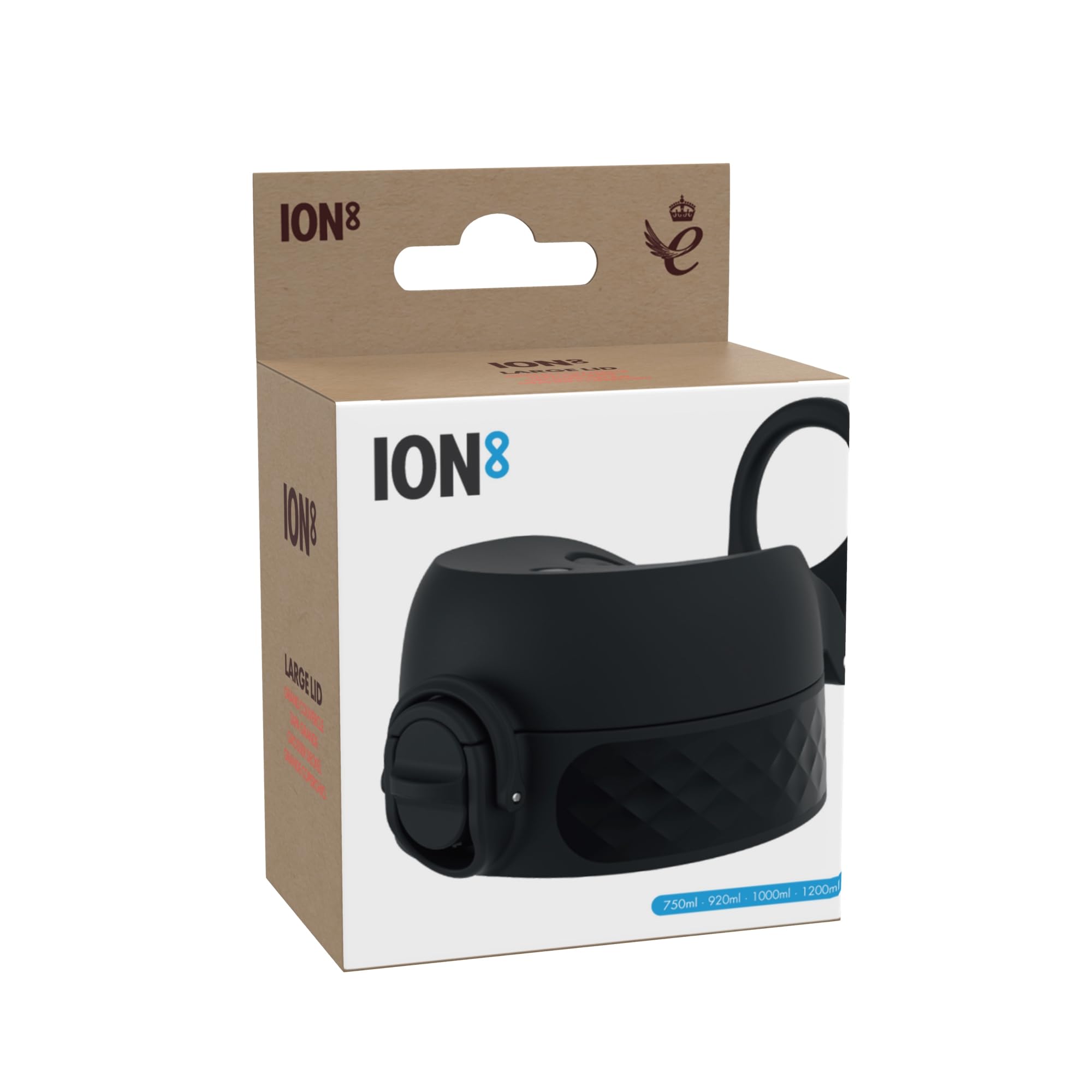 ION8 Leak Proof Replacement OneTouch 2.0 Water Bottle Lid, Leak Proof, Easy to Open, Secure Lock, Dishwasher Safe, BPA Free