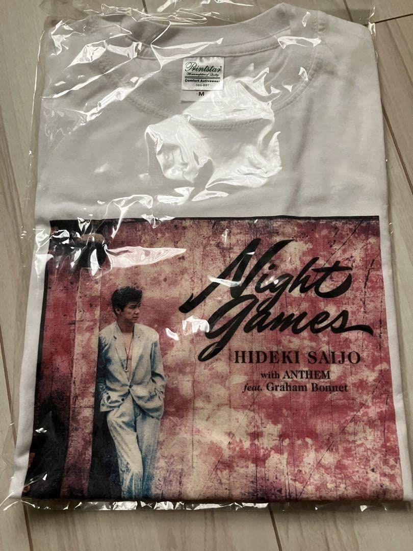 未使用　西城秀樹トリビュートアルバムリリース記念Tシャツ Amazon.co.jp: 西城秀樹さん 限定TシャツMサイズ : おもちゃ