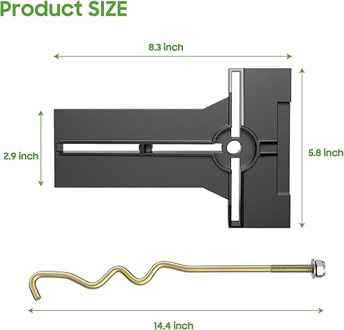 Miniatura 6 de 10L0L Barra de retención de batería para carrito de golf y placa para Club Car Precedent 2008.5-up, incluye varillas de sujeción, OEM # 103374801