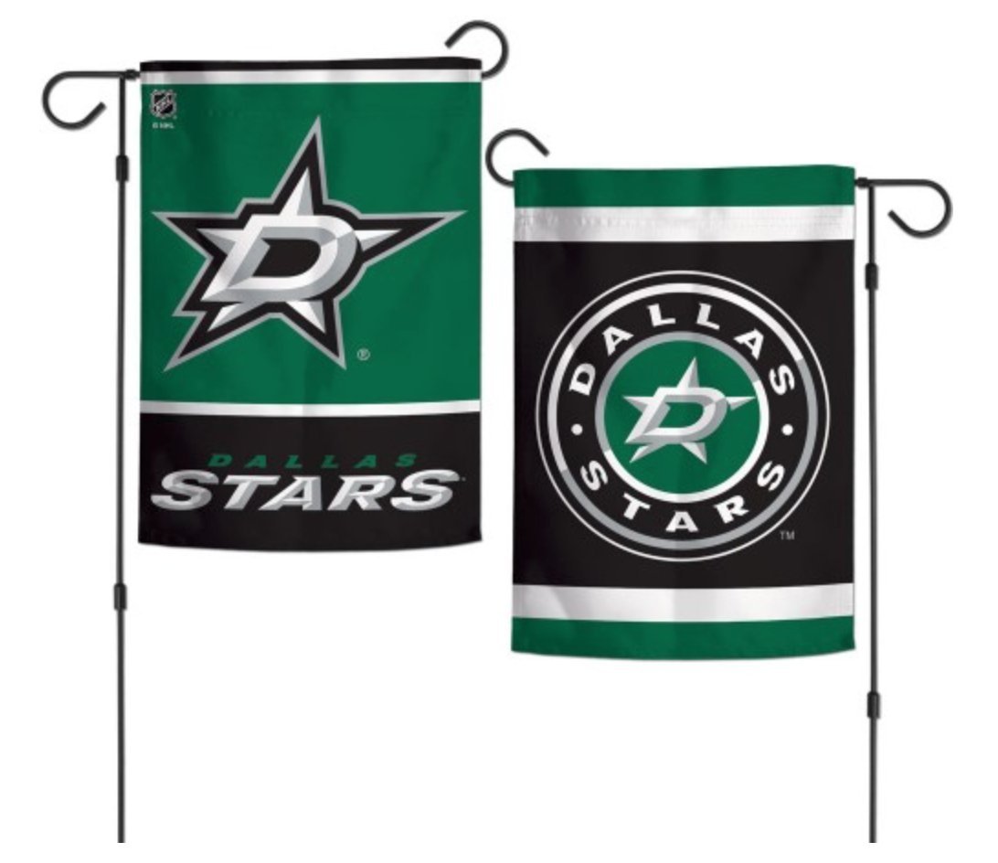 Wincraft NHL Dallas Stars 12.5" x 18" Inch 2-Sided Garden Flag Logo