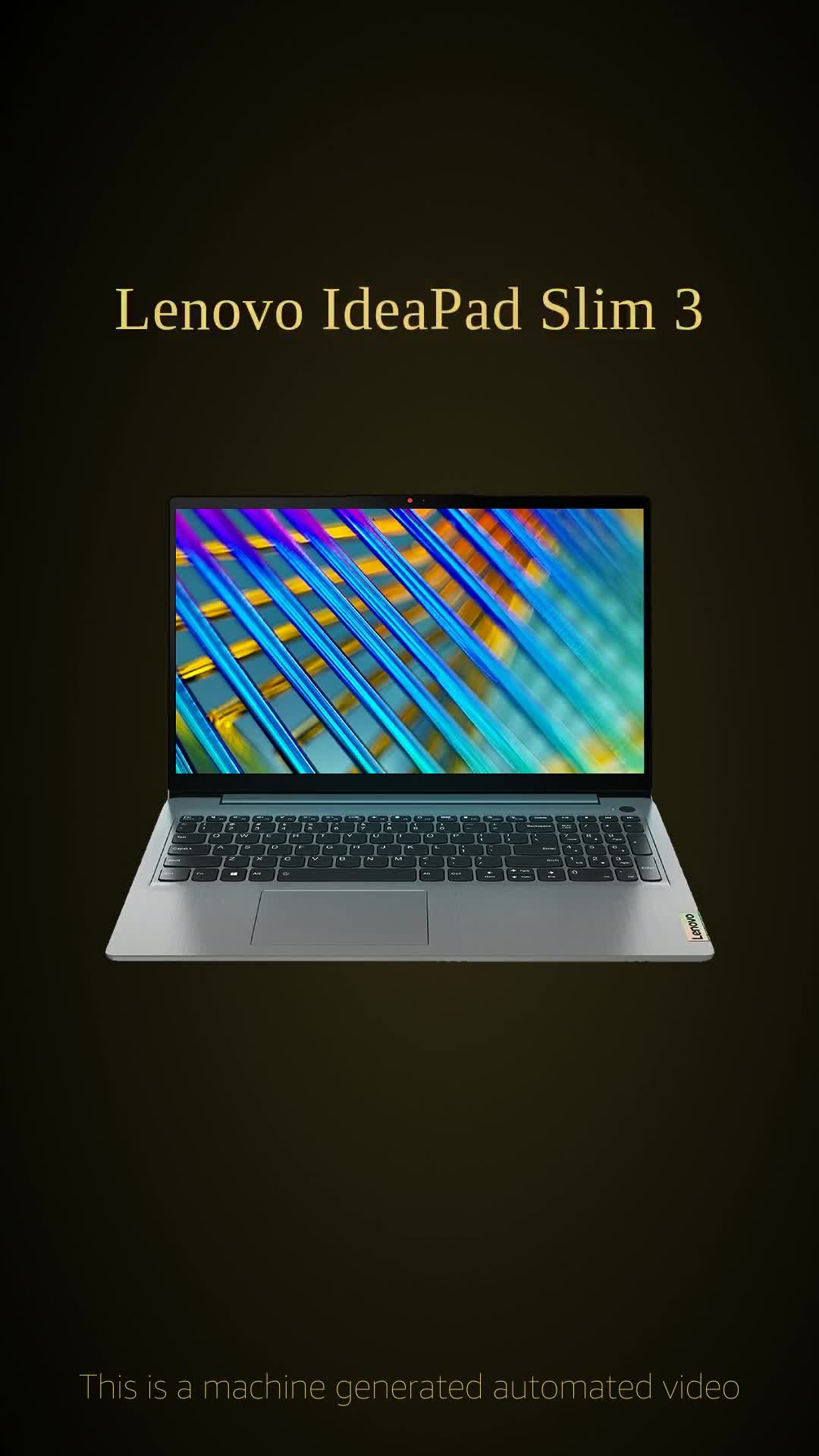 Lenovo IdeaPad Slim 3 11th Gen Intel Core i3 15.6 FHD Thin & Light