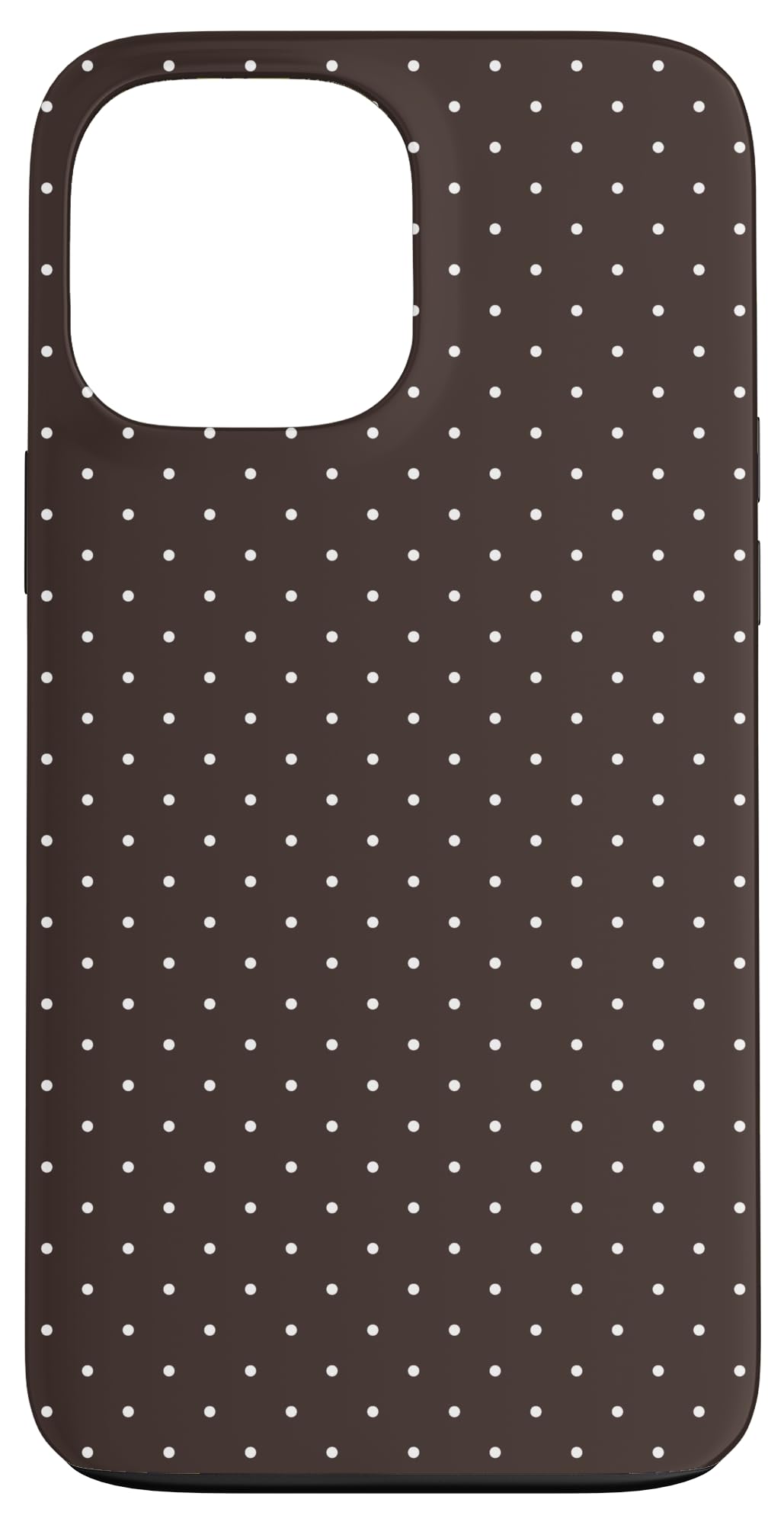 Tiny Polka Dot Rockabilly Cute Mocha Brown Polkadot Case for iPhone 13 Pro Max