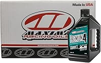 Vista 5 de Maxima Racing Oils 34901-2PK Premium4 10W40 Aceite para motor de motocicleta 1L Botella, 2-Pack
