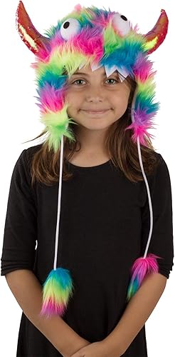 Miniatura 5 de Tigerdoe Disfraz de sombrero de monstruo, paquete de 2 sombreros divertidos locos, suministros para fiesta de cumpleaños con temática de monstruo,