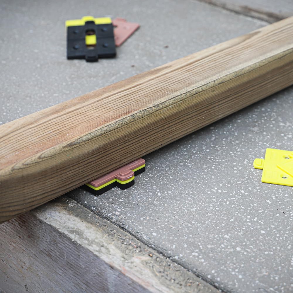 Starblock - Cales lambourdes pour terrasse | Assortiment de 120 cales pour 3 hauteurs : 2/3 et 5 mm