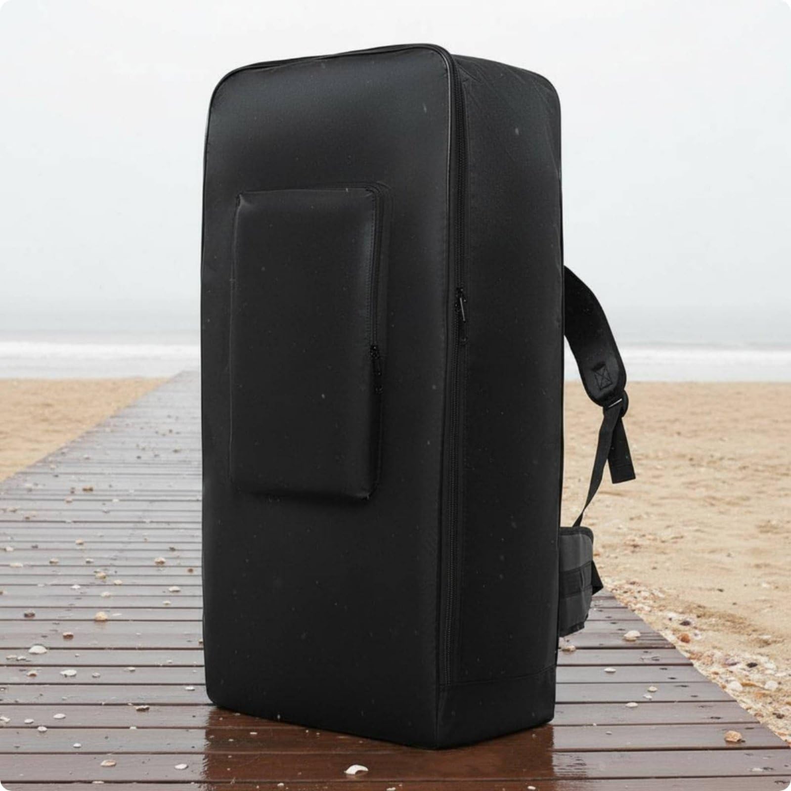 Baoblaze Funda para Tabla de Surf Bolsa Tabla Inflable Mochila Deportiva Estuche con Gran Capacidad Nylon Robusto Tirantes Acolchados Adecuada para Surf Kayak Vacaciones en la Almacenamiento
