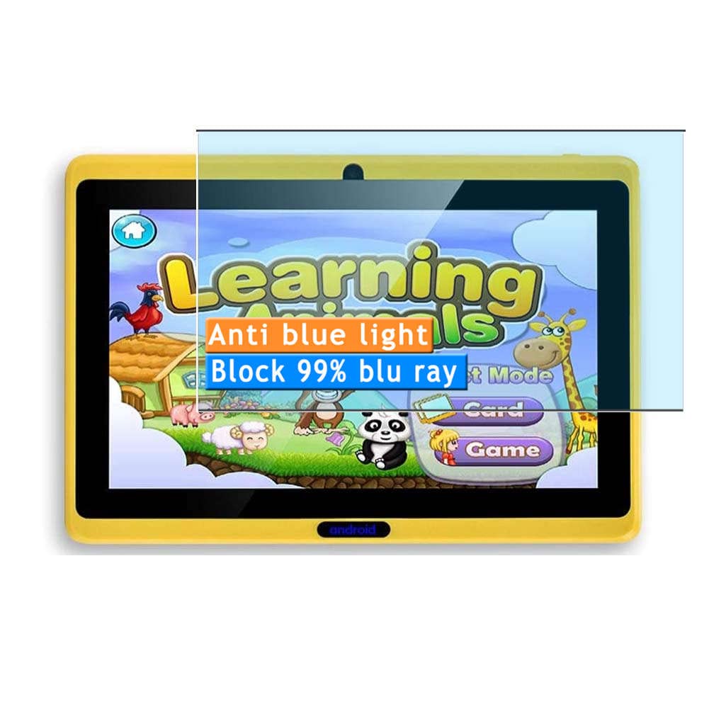 Vaxson2-Pack Anti Blue Light Screen Protector, compatible with CARRVAS SIXGO X-500 X500 Kids Kinder Tablet 7", TPU Guard Film Protectors Sticker [NOT Tempered Glass] New