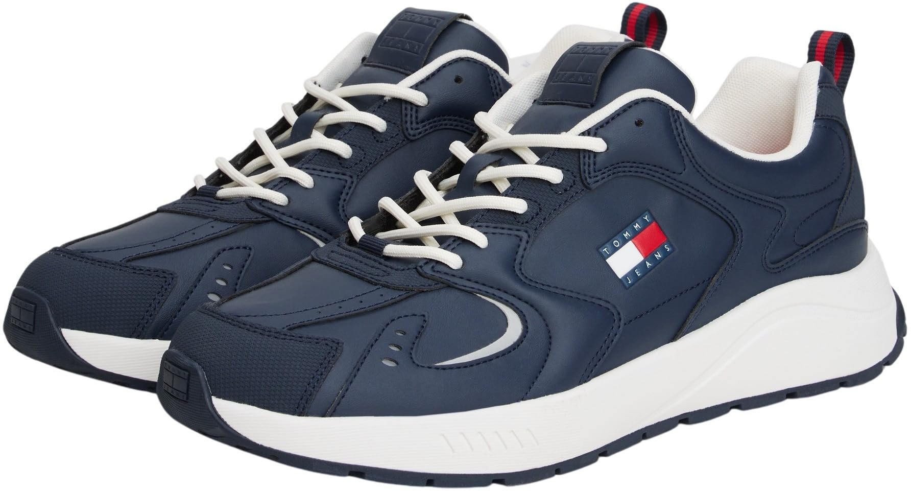 Tommy Jeans Tjm Runner Leather Em0em01621 Basso TopUomo