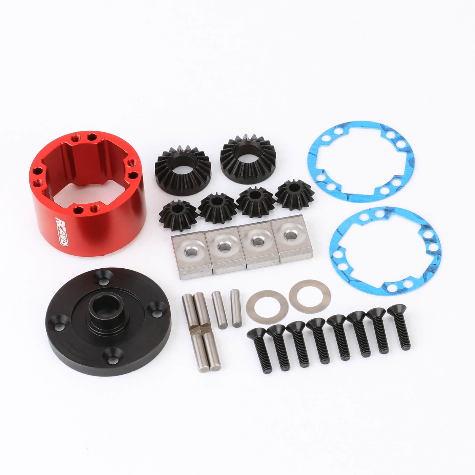 Photo 1 of RCAWD Metal Diff Case Set with Inter Gears for Arrma Kraton 8S Outcast 8S BLX Upgrade Parts