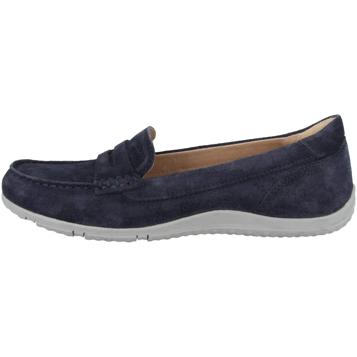 Geox Women's D Kosmopolis + Grip Moccasin, Navy, 45 EU