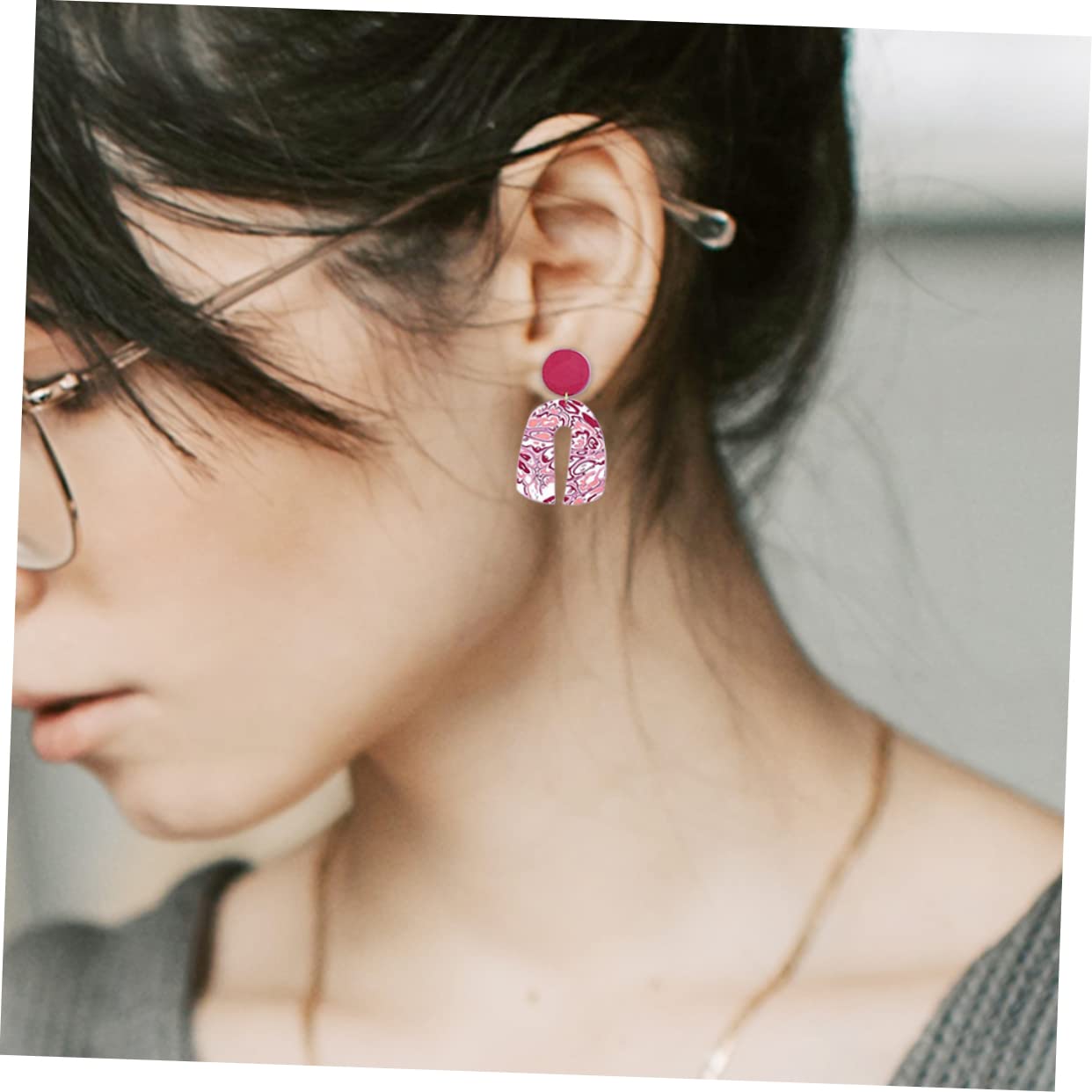 NUOBESTY 4ensembles Set De Outils De Découpe Polymère pour Création De Boucles Oreilles Accessoires pour Bijoux Et Décorations