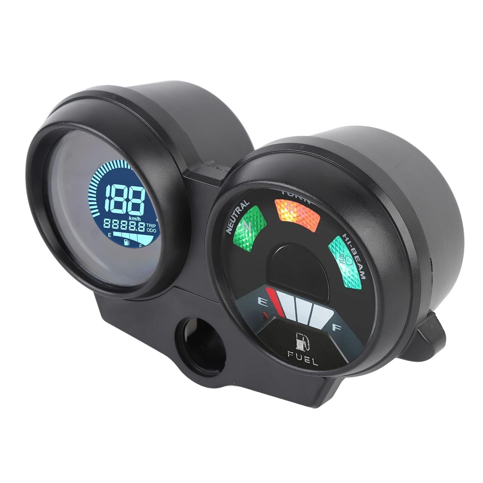 Velocímetro Digital LCD Multifuncional para Motocicleta, Odómetro, Indicador de Nivel de, Material Metálico ABS, 7 Colores, 12 V para CG125 2000-2008, Brasil TITAN 150, Fan150 2010 2012