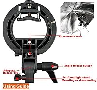 Vista 6 de Godox soporte Bowens tipo S para flash snoot y ventana flexible