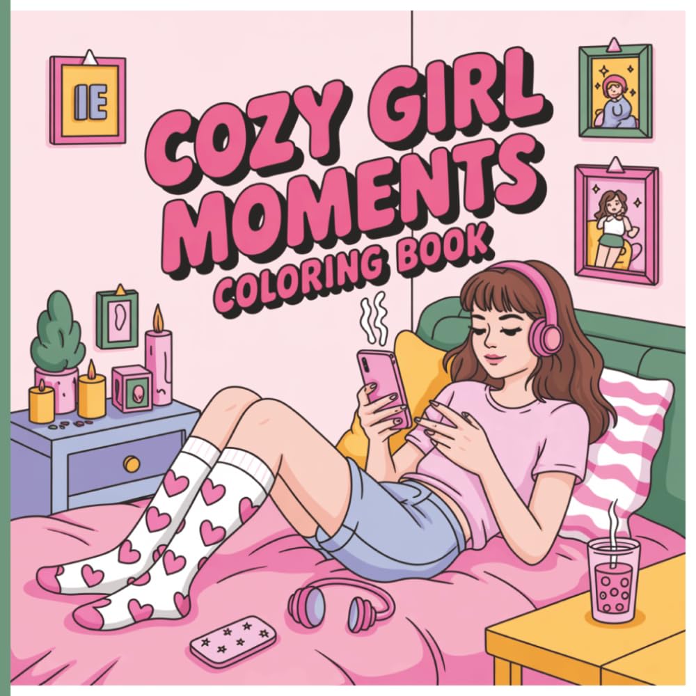 Colouring Book: Cozy Girl Moments