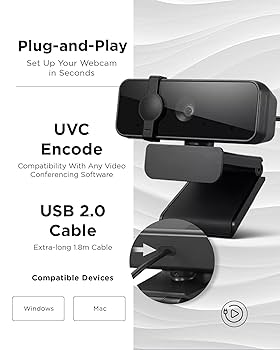 Amazon.co.jp: Lenovo Essential Full HD 1080P ウェブカメラ