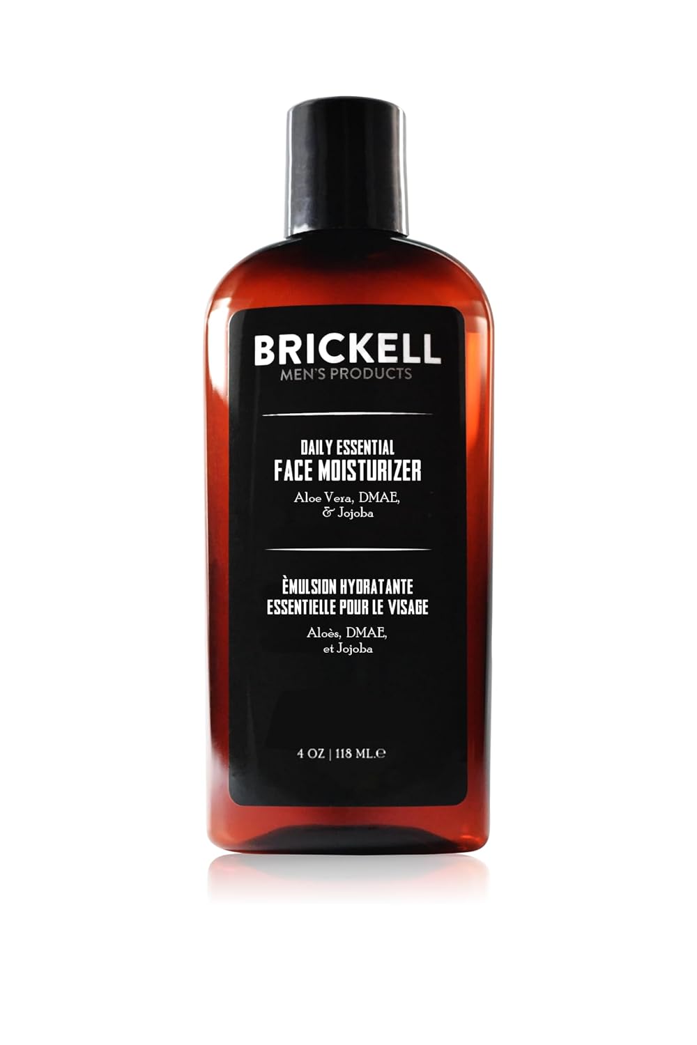 Brickell Men’s Daily Essential Face Moisturiser – Natural & Organic Moisturising Cream – Men’s Face Cream – With Hyaluronic Acid, Green Tea Extract & Jojoba Oil – 118 ml – Fragranced