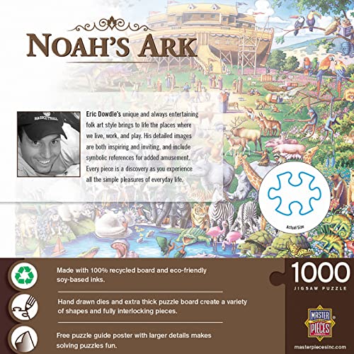 MasterPieces Rompecabezas de 1000 Piezas para Adultos, Familia o Jóvenes - Arca de Noé - 19.25"x26.75" miniatura 3