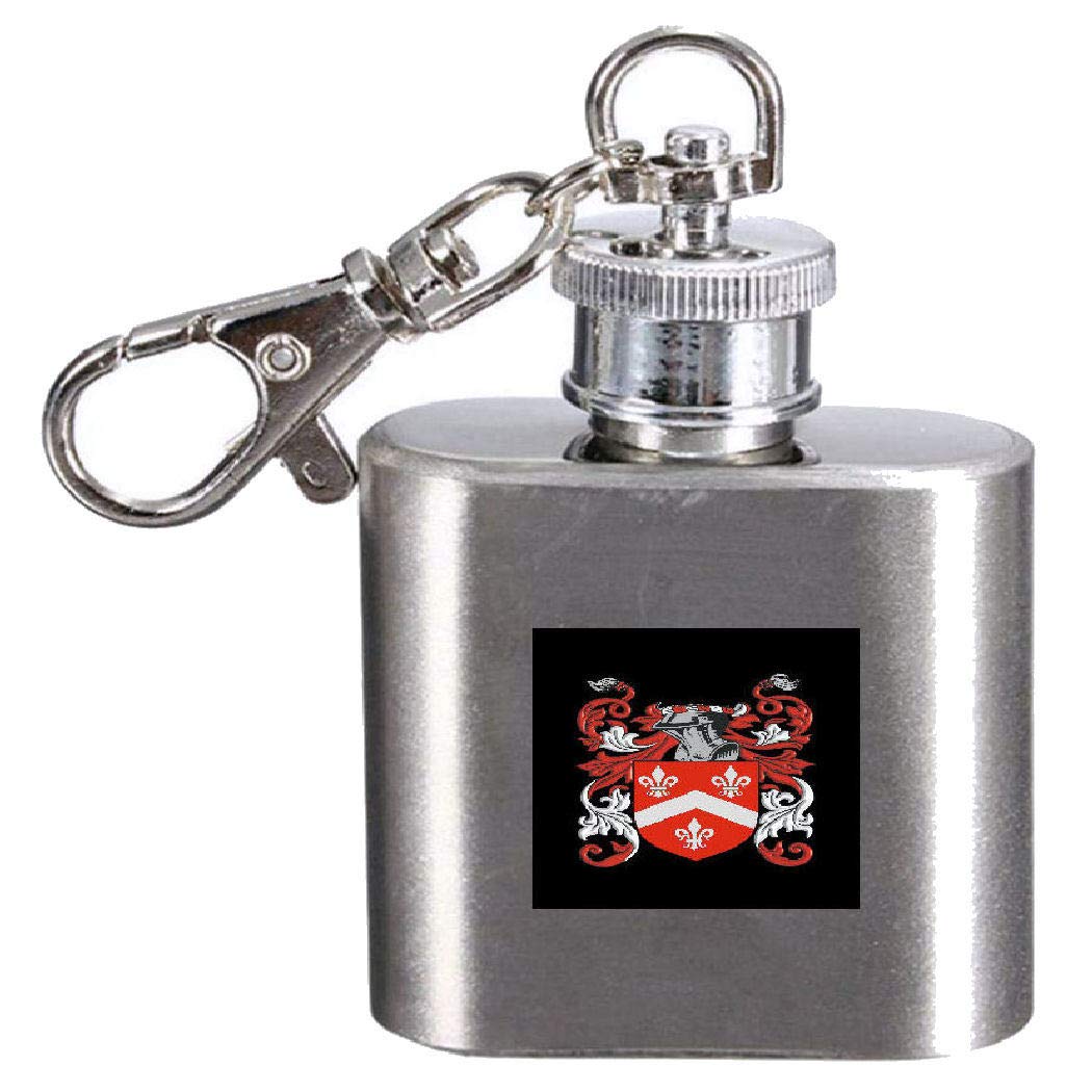 Flasque avec blason de famille Newnes, le cadeau symbolique pour vos proches