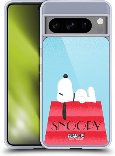 Miniatura 107 de Head Case Designs Funda de gel suave con licencia oficial de Peanuts House Snoopy Deco Dreams compatible con Samsung Galaxy S23 5G Casa,Blue
